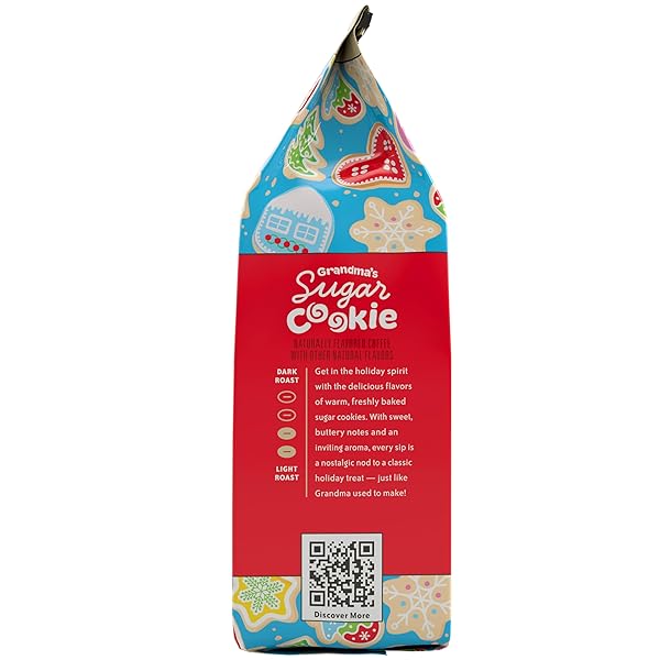 COMMUNITY COFFEE GRANDMA’S SUGAR COOKIE GROUND COFFEE, LIMITED EDITION HOLIDAY FLAVOR, NATURAL INGREDIENTS, 11 OUNCE (PACK OF 1)