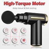 cotsoco Mini Massage Gun Deep Tissue 6 Speeds 4 Heads 1800mAh Type-C view 3