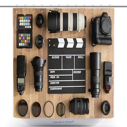 Amazon Com Vanfan Polyester Shower Curtains Professional Cameras