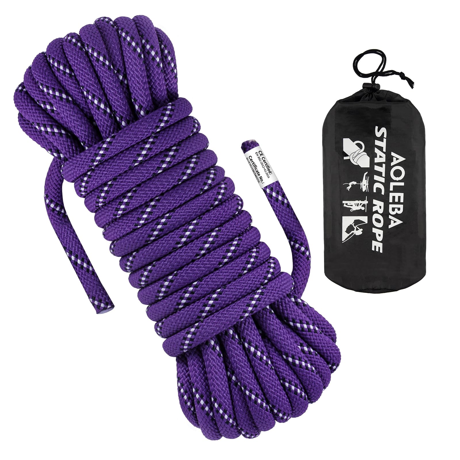 AOLEBA 10.5 mm Static Climbing Rope