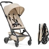 Joolz Dot Ultra Lightweight Travel Stroller &ndash; Compact Fold, Airplane Compatible, 5-Point Harness, UPF 50+ Canopy &ndash; Easy to Carry City &amp; Travel Stroller - Dune Beige