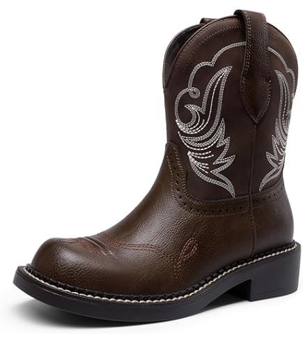 Amazon.com: Womens Leather Non-Slip Slip-On Round Toe Low