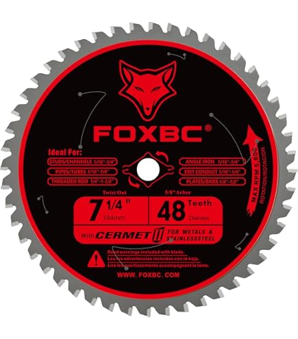 Amazon.com: Morse Metal Devil CSM7255620FNFC, Circular Saw Blade