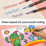 colpart 12 Colors Acrylic Paint Markers Nail Art Pens Water-Based Quick-Drying view 3