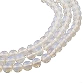 SUNYIK Opalite Crystal Loose Bead for Jewelry Making 10mm Round 15 inches