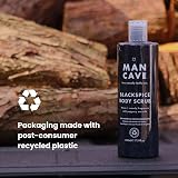 ManCave Black Spice Body Scrub 500ml Exfoliating Body Wash for Men view 6