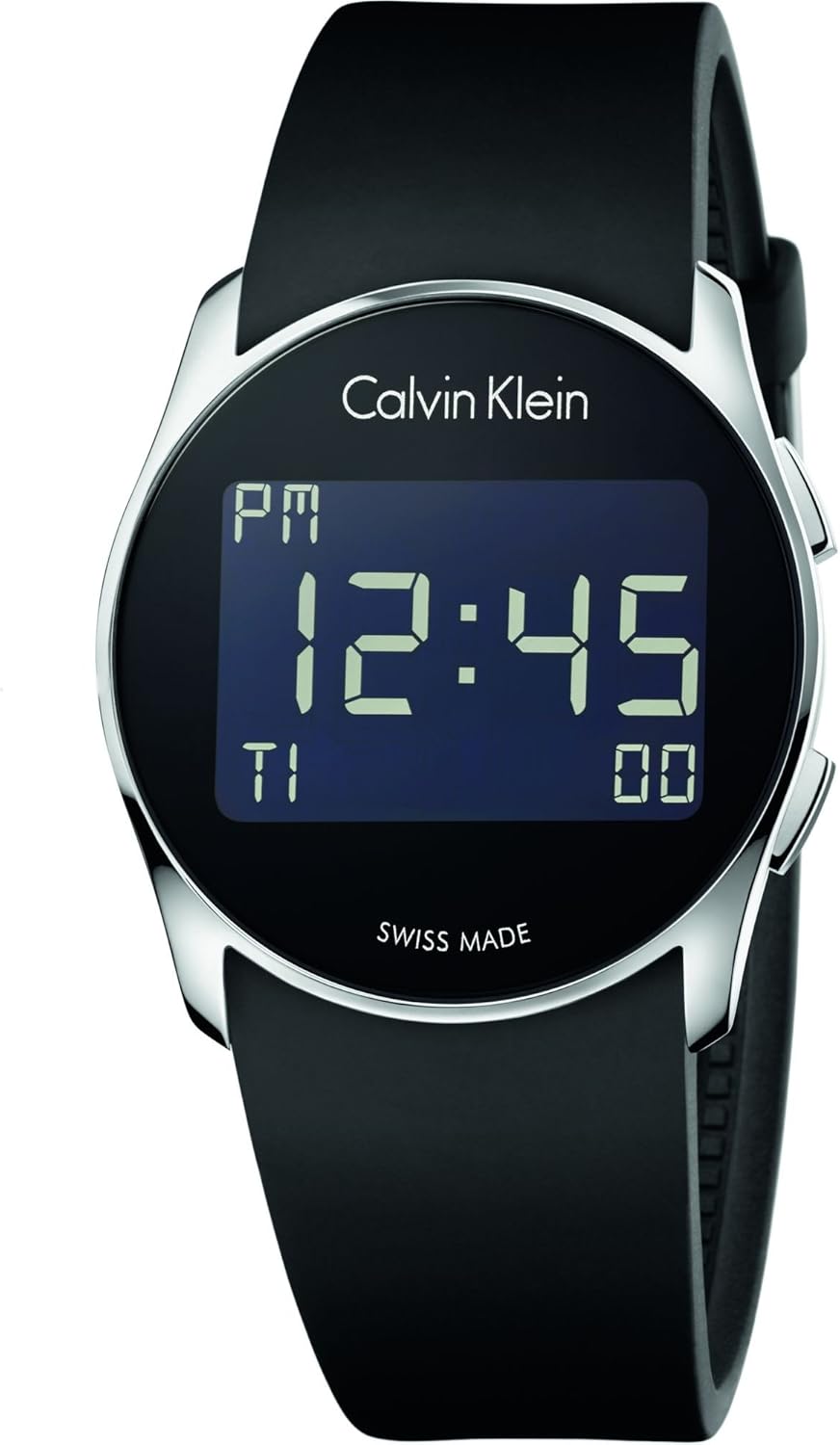 calvin klein future digital black dial watch