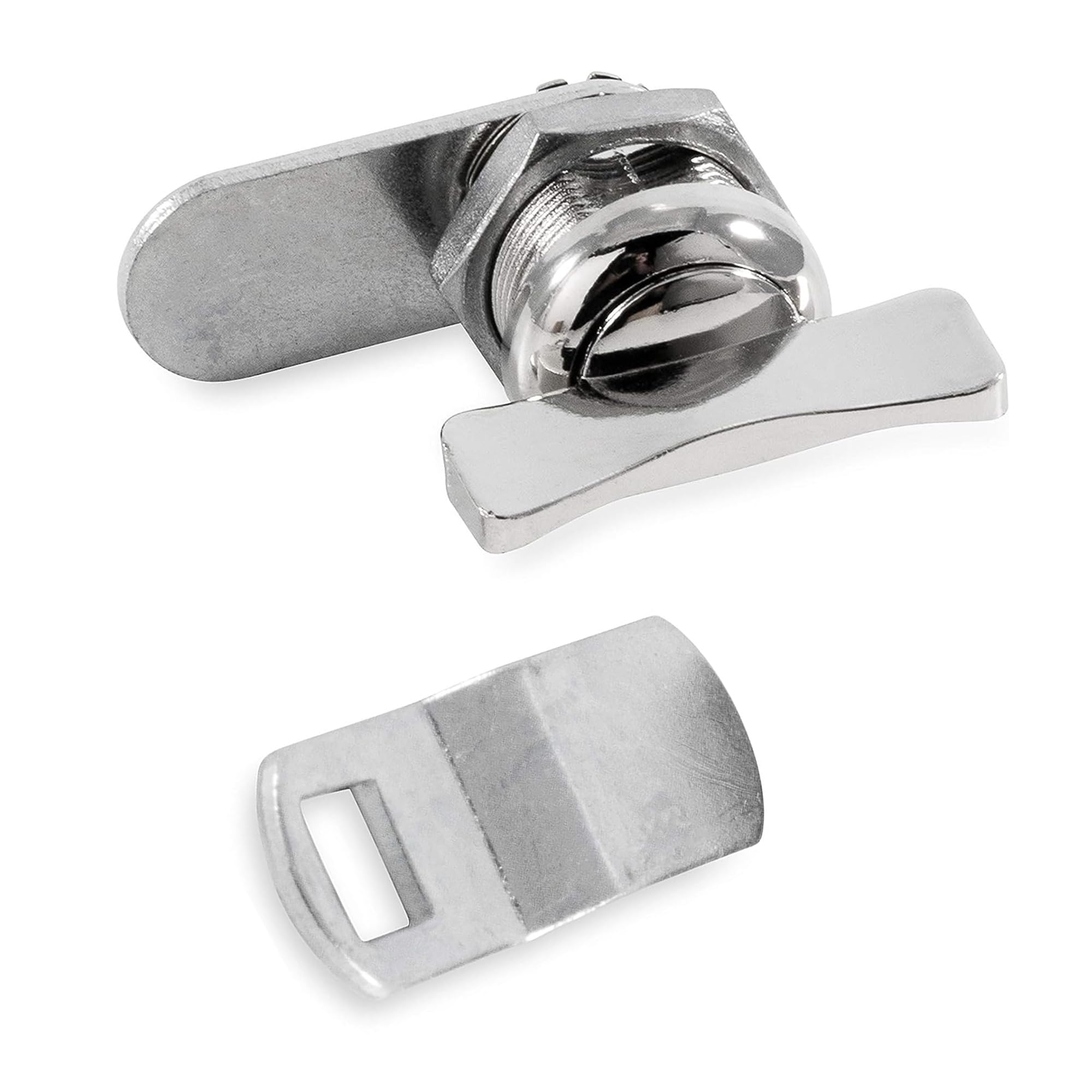 Camco 44333 Offset Cam Lock, Silver, 5/8 Inches