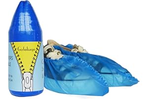Shoe Covers Disposable, Compact, Stowable & Portable Roll Pack, Foot Booties Covers for Home
