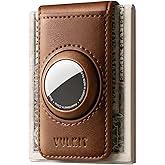 VULKIT Men's Magnetic Money Clip with Airtag Holder - Airtag NOT Included- Holds Up to 15 Cash or 8 Cards