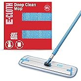 E-Cloth Deep Clean Mop – European Microfiber Damp Mop with Sturdy Telescoping Handle