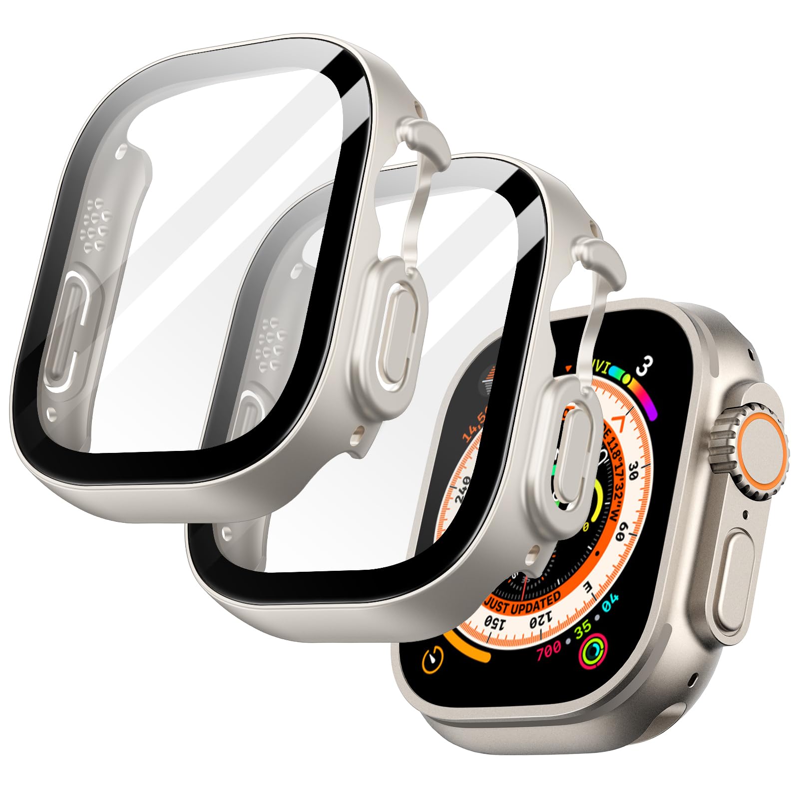 JETech Case with Screen Protector for Apple Watch