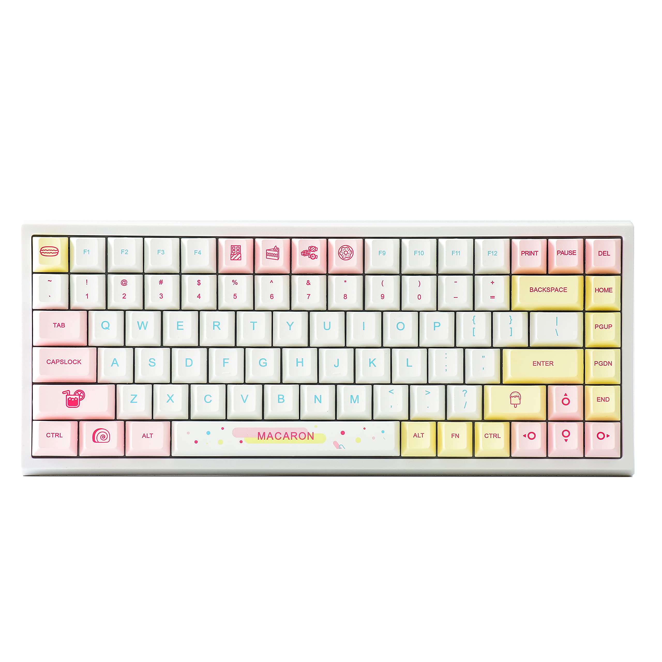 macaron Mua YUNZII Macaron 84 84-Key RGB Hotswap Wired Mechanical Gaming