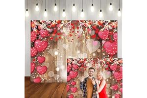 LTLYH 7x5ft Valentine's Day Backdrop Valentine's Day Decorations Banner Valentines Mother's Day Backdrop Bridal Shower Wedding Party Supplies 125