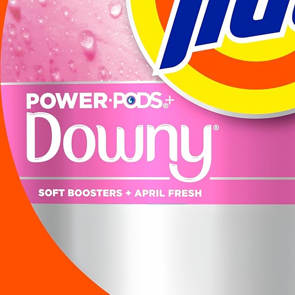 TIDE POWER PODS + DOWNY LAUNDRY DETERGENT PODS, 45 COUNT, SOFT BOOSTERS + APRIL FRESH