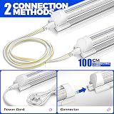 Barrina T8 LED Grow Light 2ft 96W Full Spectrum 5000K 4 Pack view 6