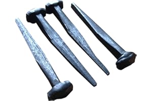 OLD NAIL SOURCE (10) 2" Wrought Head-Rose Head Nail - 10 Nails