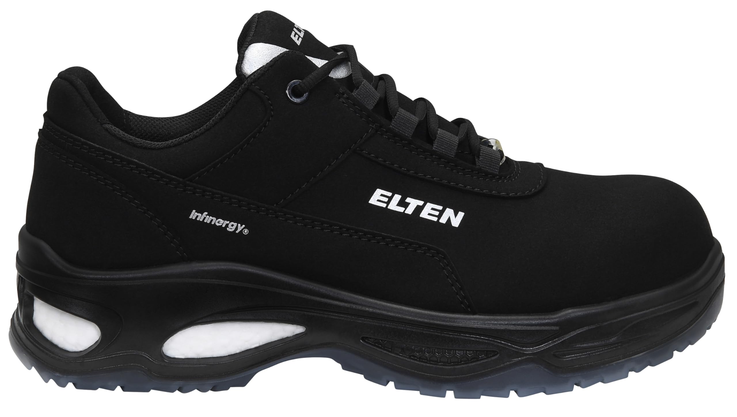 ELTEN Sicherheitsschuhe MILOW Low ESD S2, Herren, Textil, Kunststoffkappe (leichter als Stahlkappe), leicht, klassisch, Schwarz, Größe: 44 2
