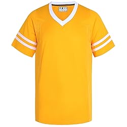 Pullonsy Yellow Football Jerseys for Men Women