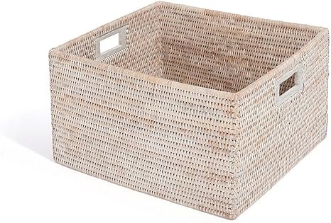 Lombok Regal Korb Rattan Braun 40 X 24 X 23 Cm Amazon De Kuche Haushalt Wohnen Korb 40 X 40
