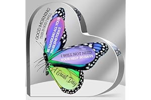 GREATINGREAT Christian Gifts for Women Religious Gifts Birthday Gifts for Prayers Positive Gift Office Decor for Women Mom Friend Sister Acrylic Hearts Plaques