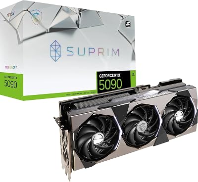 MSI GeForce RTX 5090 32G SUPRIM SOC Graphics Card 32GB GDDR7 PCIe 5.0