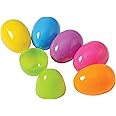 U.S. Toy (ED9) Beautiful Assorted Color 2 3/8" Plastic Easter Eggs - 12 Pack - Perfect Size Easter Basket/Hunt Egg