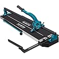 VEVOR Manual Tile Cutter, 24 inch, Porcelain Ceramic Tile Cutter with Tungsten Carbide Cutting Wheel, Infrared Positioning, Anti-Skid Feet, Durable Rails for professional installers or beginners