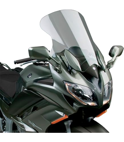 puig プーチ FJR1300用 ワイドスクリーン 2014y～ Amazon | Puig 4057H RACING-SCREEN [SMOKE] ZZR1400 ZX-14R (06