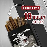 Premium Bully Sticks Pizzle Sticks for Dogs Pack of 10 Grass Fed Beef view 2