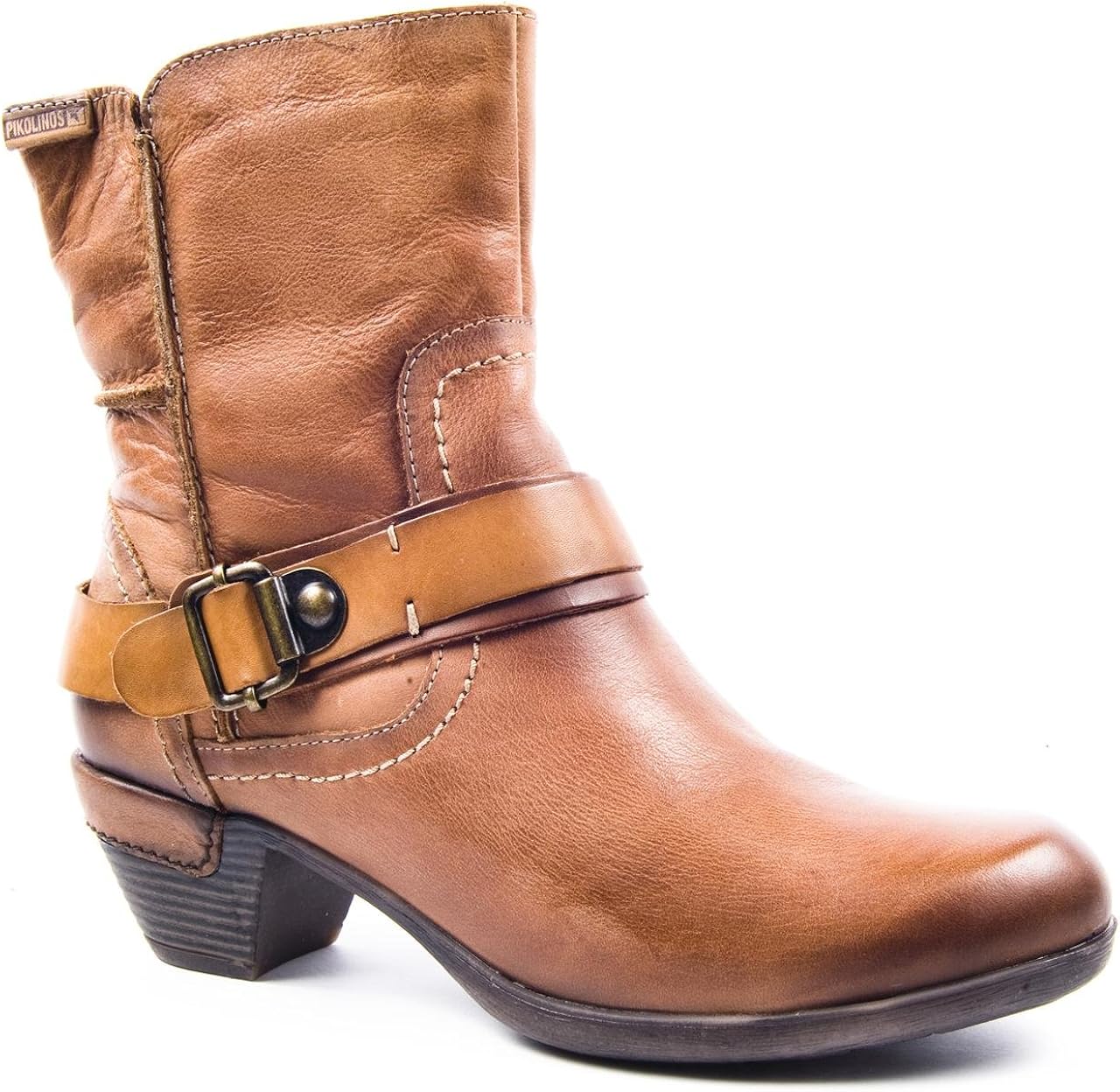 womens tan heeled ankle boots