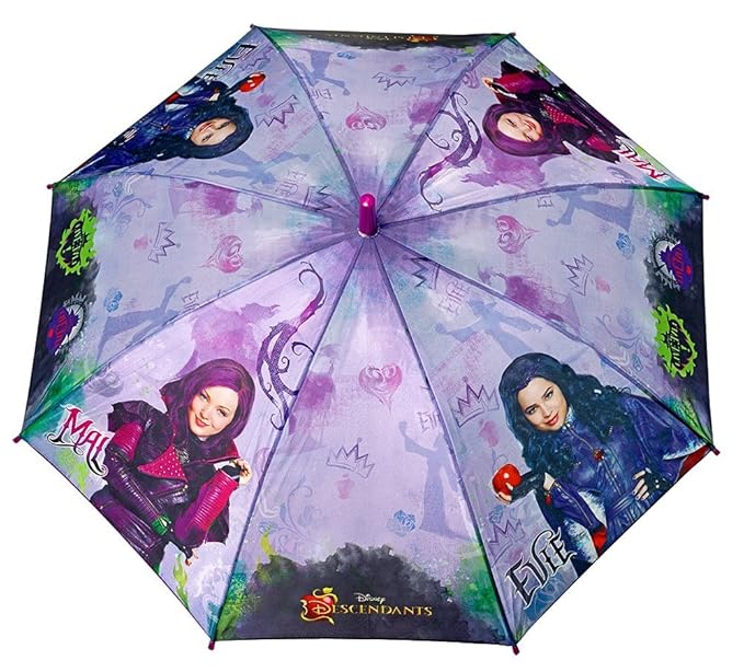title=Ombrello lungo bambina con stampa Descendants, film Walt Disney Pictures-