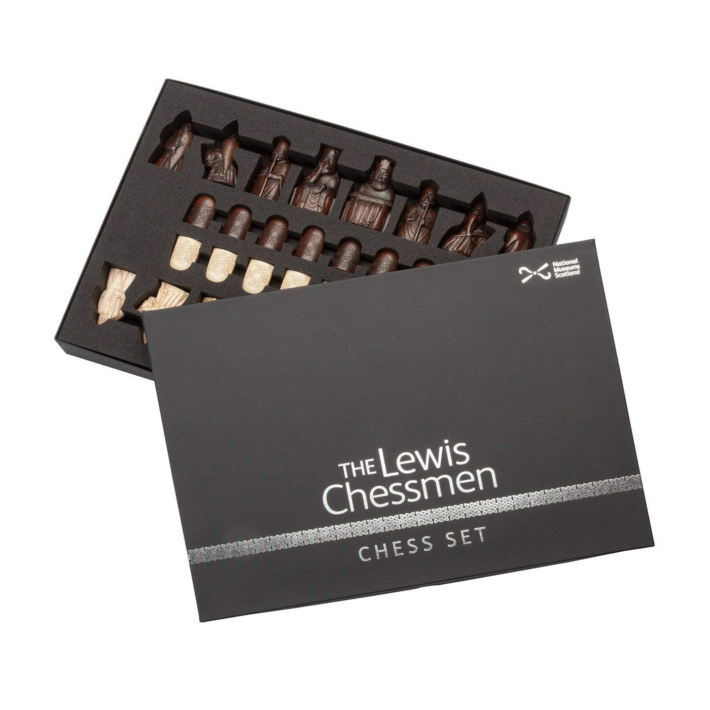 The Regency Chess Company The Isle Of Lewis Chessmen Official National Museum Set, Cast From Laser Scans Of Originals, 3.25 Inch King, Presented In Gift Packaging, Made In England, 2 Player, Age 12+