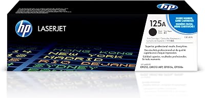 HP CB540A 125A Black Original LaserJet Toner Cartridge Single Pack 2200 Pages