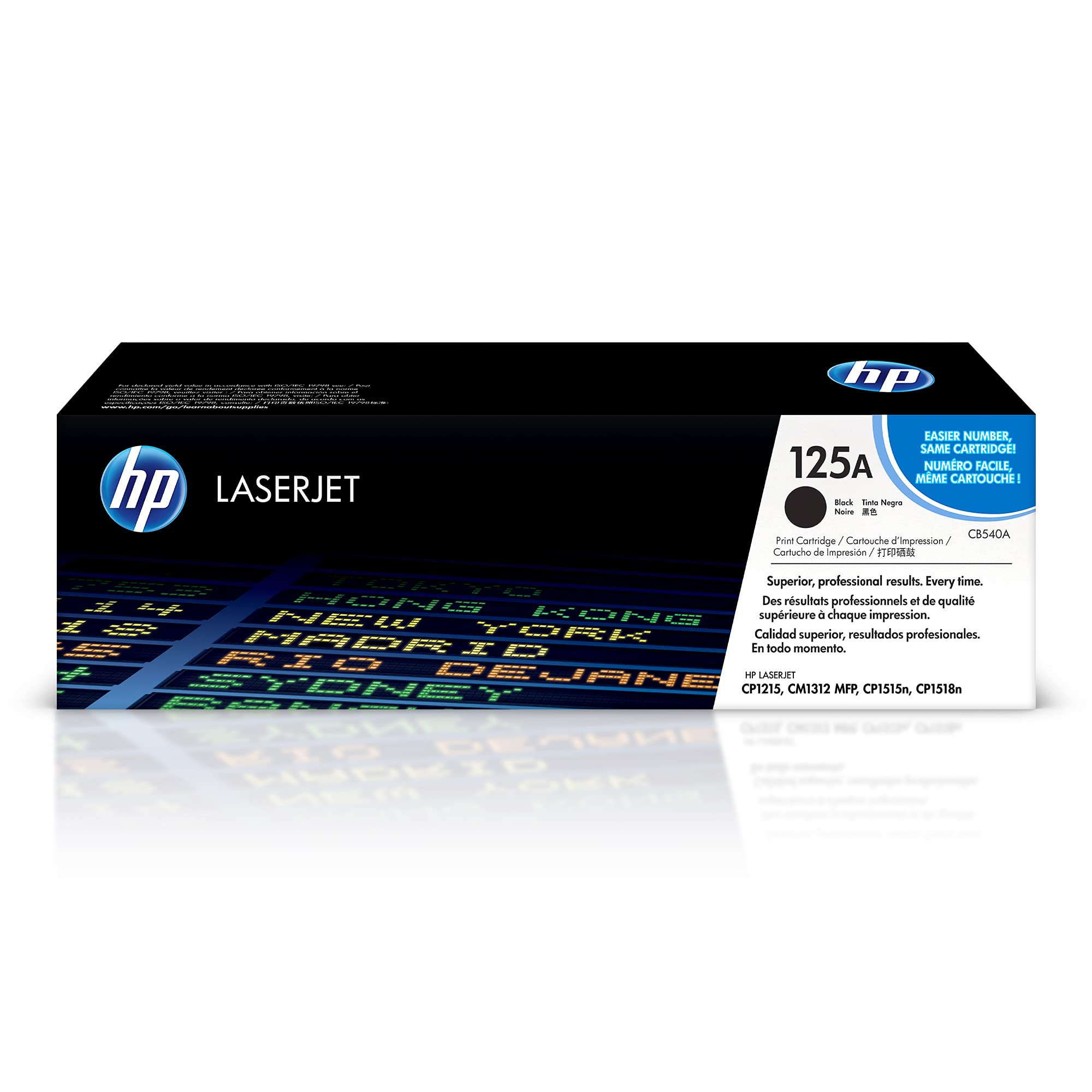 HP CB540A 125A Original LaserJet Toner Cartridge, Black, Single Pack — image 1