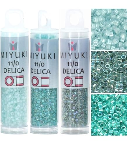 beads様 11/0 Japanese Seed Bead Montana Shimmer Lined Blue – Garden