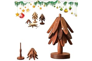 MARPEAL Christmas Tree Trivets, Wooden Christmas Tree Trivets, Trees Trivet for Hot Dishes, for Hot Dish, Pot, Bowl, Teapot, Hot Pot Set
