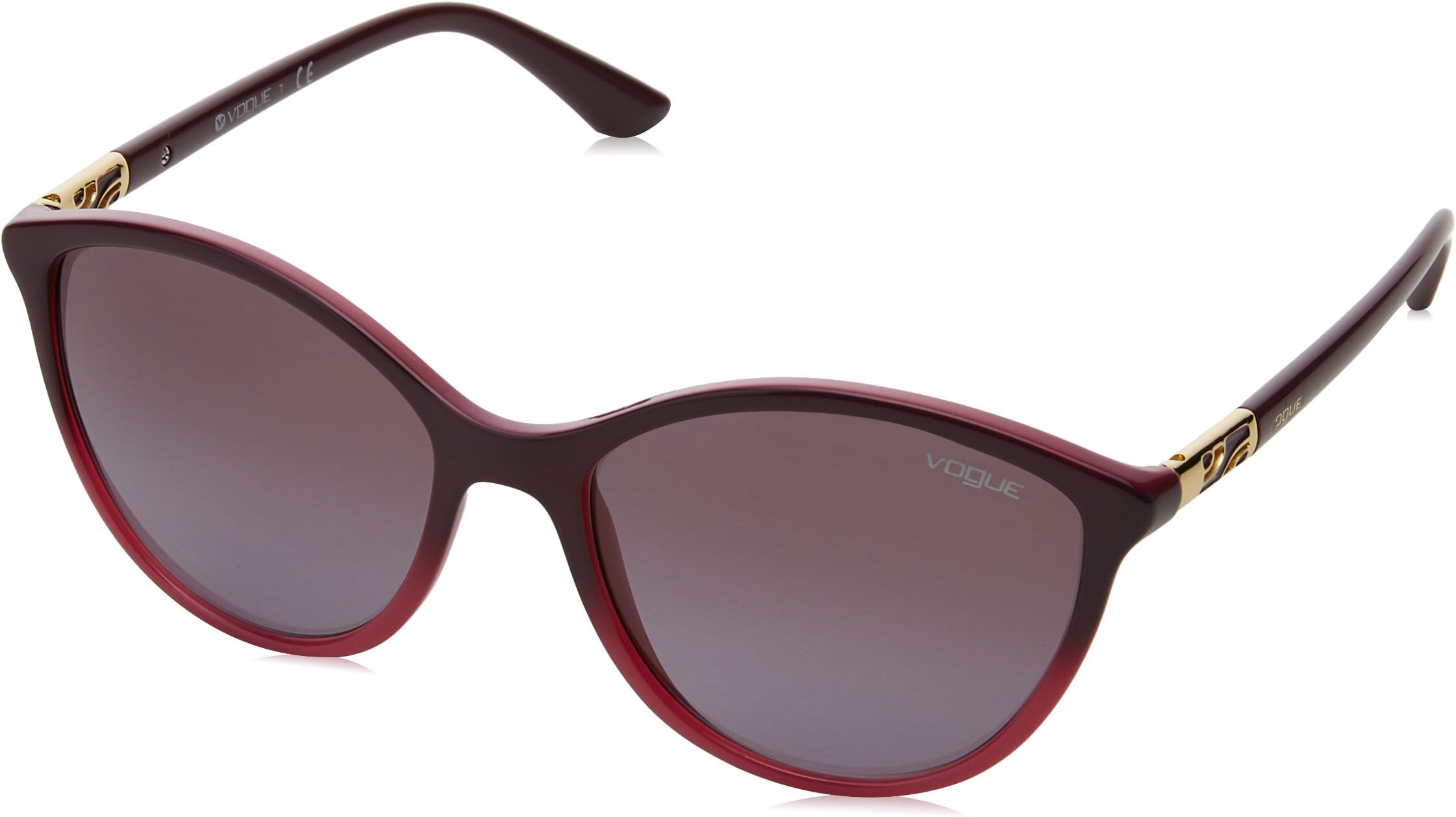 Women's VO5165S Cat Eye Sunglasses, Opal Violet Gradient Violet/Violet Gradient, 55 mm