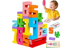 Montessori Wooden Building Blocks for Ages 3, 4 and 5 Years Old (Pack of 1-10)