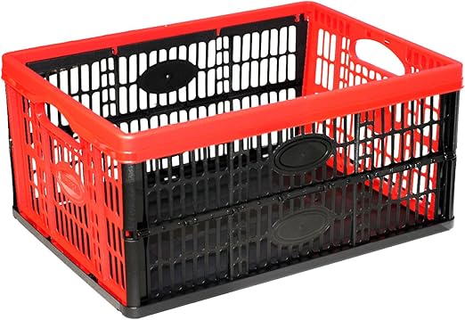 Tontarelli Caja Plegable de plástico 22.5 x 47 x 34 cm 32L: Amazon.es: Hogar