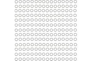 PINHOOLLGO 1000pcs 3mm Stainless Steel Rings Jump Rings Connector Rings for Jewelry Making Necklaces Bracelet Earrings Keychain DIY Craft (Silver, 3mm)