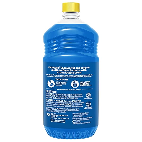 FABULOSO MULTI-PURPOSE CLEANER, 2X CONCENTRATED FORMULA, SPRING FRESH SCENT, 56 OZ