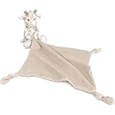 MON AMI Gentry The Giraffe Plush Lovey | 13.5-Inch Knotted Security Blanket | Soft Comfort Toy for Babies | Perfect Newborn Essential for Birthdays & Baby Showers