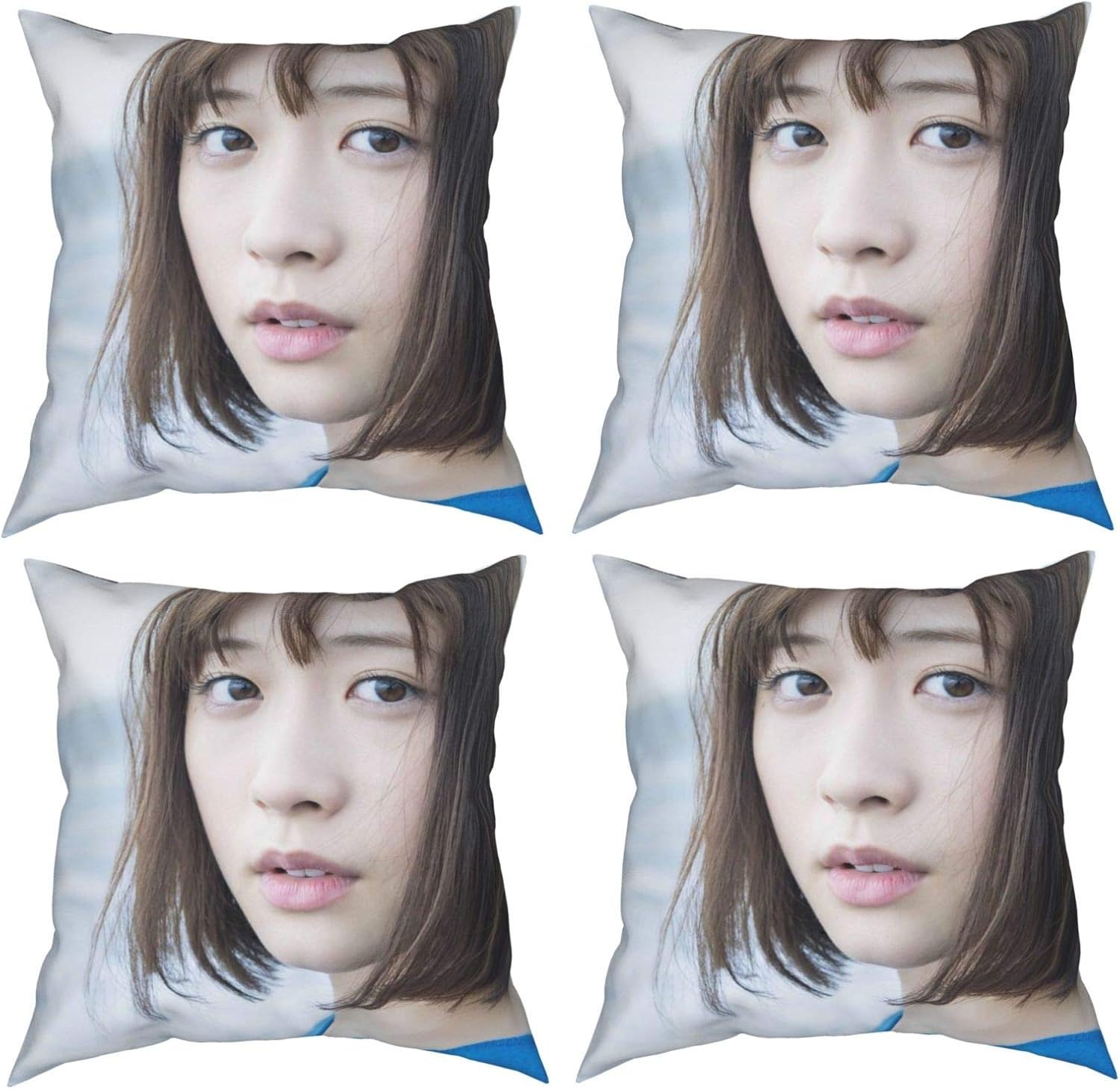 Amazon Co Jp 大原櫻子 1 売れ行きがいい 枕カバー 抱き枕カバー 人気 4点セットかわいい 車の背もたれカバー ソファーの枕カバー 個性 四角い枕カバー 両面プリント 方形の枕カバー ホーム キッチン