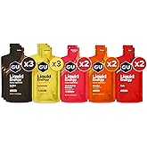 GU Energy Liquid Energy Gel With Complex Carbohydrates, Vegan, Gluten-Free and Dairy-Free On-the-Go Energy for Any Workout, 12-Count, Assorted Flavors