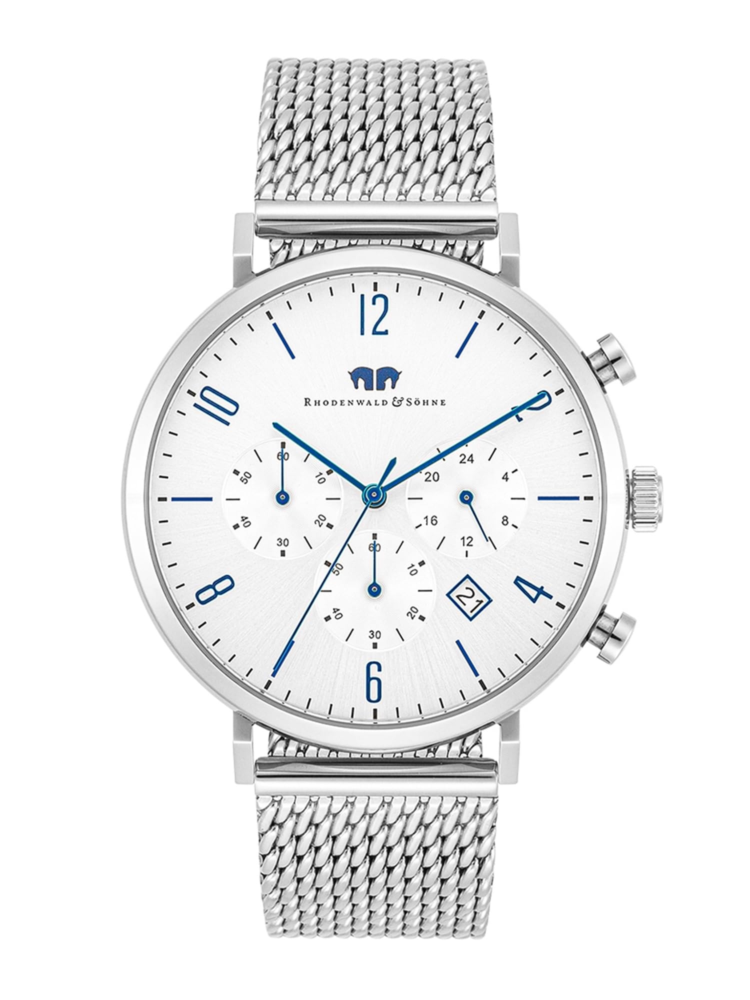 Rhodenwald & Söhne Male Analog Japan Quartz Watch with Stainless Steel Band 10010363