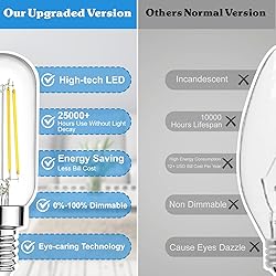 E12 LED Light Bulbs 40 Watt Equivalent, 4W