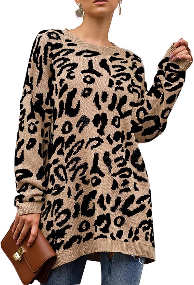 maglione leopardato