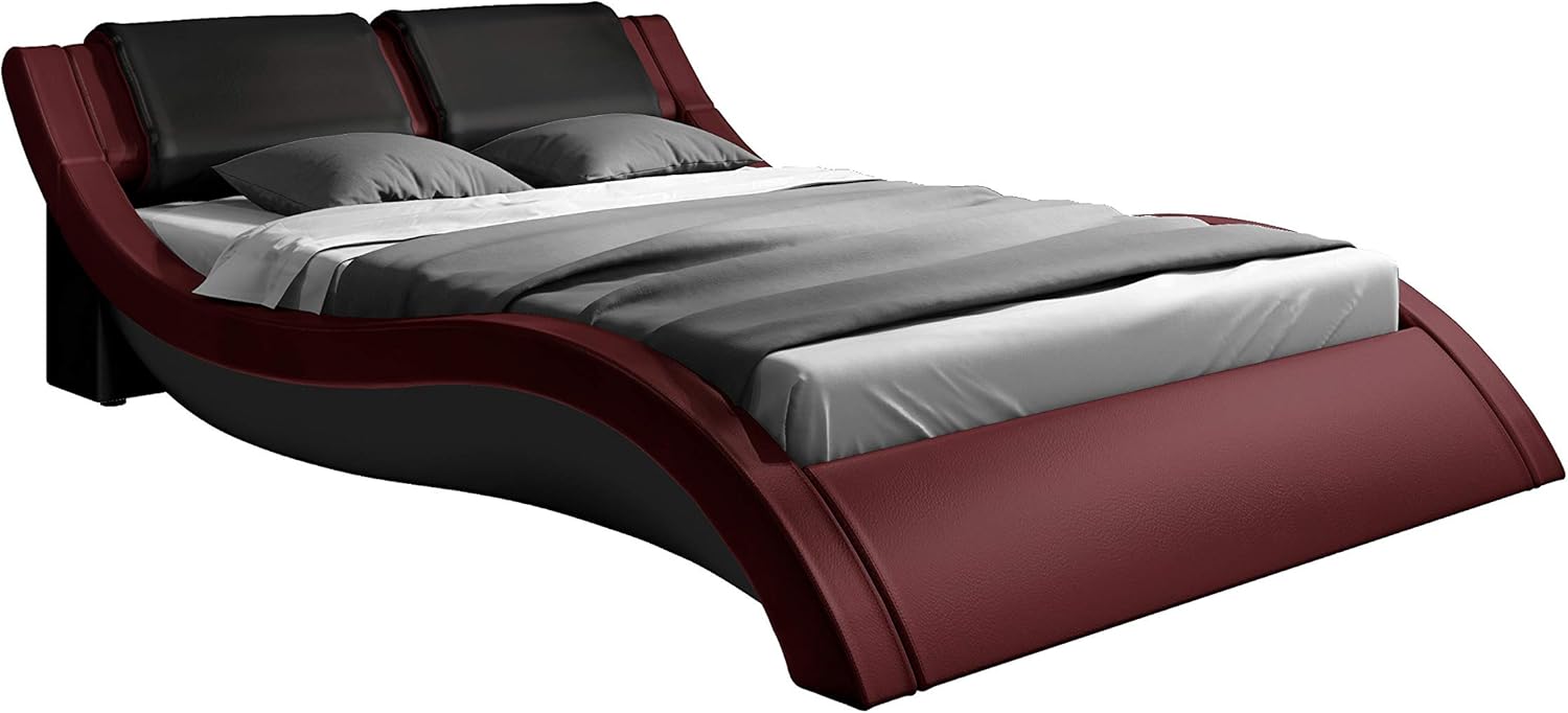 Milan WaveLike Contemporary Modern Upholstered Platform