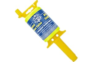 LURKA Mason Line String,#18 540 Feet 8 Braided Construction Nylon Line with Spool Fluorescent Orange String Line for Precision Work, DIY, and Gardening Projects (Fluorescent Yellow)